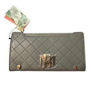 Brand New Badgley Mischka Women's Vegan Leather Long Cards Women Wallet